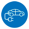 Icono de coche eléctrico